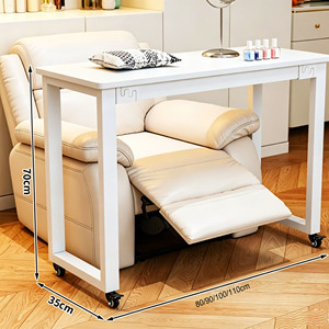Mesa de Manicura Móvil con Ruedas, Mesa de Uñas Moderna y Extraíble para Salón de Belleza - Product Image 6