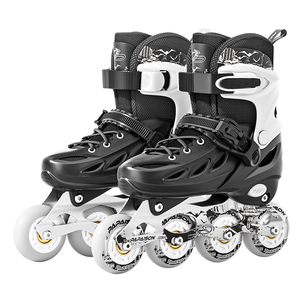 Slalom-<span class=keywords><strong>patines</strong></span> de color neutro, <span class=keywords><strong>4</strong></span> <span class=keywords><strong>ruedas</strong></span>, quad en línea, 2 en 1, estilo de <span class=keywords><strong>patines</strong></span> baratos - Product Image 6