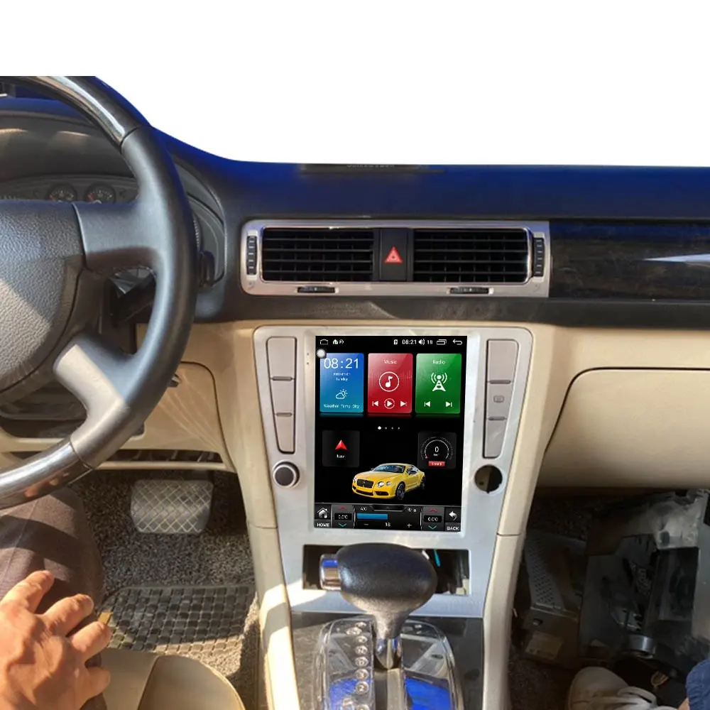 Android 11 Volkswagen Passat B7 için 6 + 128G 2009-2011 Tesla tarzı ekran araba GPS navigasyon ana ünite multimedya oynatıcı otomobil radyosu