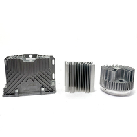 Radiateur en aluminium moulé sous pression usiné CNC OEM, vente en gros, pour composants de lampes LED