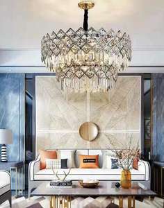 北欧風寝室KTVクリスタルシャンデリア新型シャンデリアホワイトフラワーペンダントライト - Product Image 3