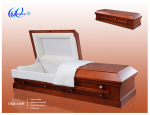 Cercueils en bois à bas <span class=keywords><strong>prix</strong></span> en gros, style américain standard, avec intérieur en velours, cercueils funéraires en bois - Product Image 2