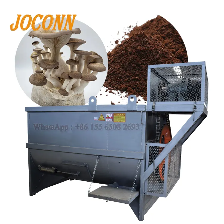 automatic shiitake fertilizer mixing machine chemical powder mixer mushroom compost mixing machine