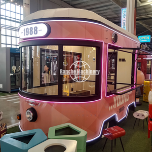 Remolque de Comida Móvil Comercial de 4 Ruedas, Camión de Comida Portátil con Equipamiento Personalizado para Vendedores al Aire Libre - Product Image 3