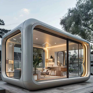 Maison conteneur préfabriquée en acier avec salle de bain et système de maison intelligente pour hôtel, appartement, salon, chambre, atelier, centre commercial, sous-sol - Product Image 3