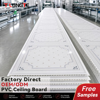 Revestimiento de Vinilo Ligero, Impermeable, para Techo Suspendido, Fácil Instalación, Patrón Impreso en 3D para Interiores de Oficina, Económico de Fábrica