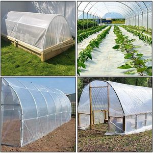 Lámina de Plástico para Invernadero, 12' de Ancho x 25' de Largo, 6 Mil, Resistente a los Rayos UV, Polietileno Transparente para Cubrir Invernaderos con Estructura de Arco - Product Image 5