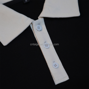 <span class=keywords><strong>Polo</strong></span> Personalizzate da <span class=keywords><strong>Uomo</strong></span> in Contrasto Bianco e Nero, Magliette <span class=keywords><strong>Polo</strong></span> a Maniche Corte con Ricamo e Stampa, Vestibilità Comoda - Product Image 3