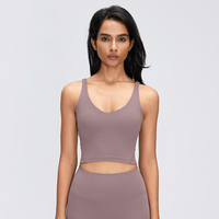 Soutien-gorge de sport haute intensité pour femme, avec bretelles larges, absorption des chocs, séchage rapide, extensible dans quatre directions, idéal pour le fitness