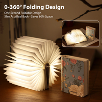 NOUVEAU Lampe de lecture pliable sans fil personnalisable en ABS, 400 mAh, 6,8*9 cm, pour cadeau, décoration intérieure, lecture, lampe LED portable en ABS