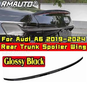 สปอยเลอร์หลัง สำหรับ Audi A6 S6 C8 ปี 2019 2020 2021 2022 2023 2024 ชุดแต่งสปอยเลอร์หลัง ฝากระโปรงท้าย ชิ้นส่วนภายนอก - Product Image 1