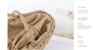 Instagram mode tissé <span class=keywords><strong>sac</strong></span> à bandoulière édition coréenne décontracté cordon herbe tissé <span class=keywords><strong>sac</strong></span> pour femmes été <span class=keywords><strong>plage</strong></span> vacances <span class=keywords><strong>sac</strong></span> - Product Image 6