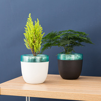 RUIPU SAN/PP-pot de fleurs en plastique, style nordique, matériau blanc, pour arrosage automatique de plantes, nouvelle collection