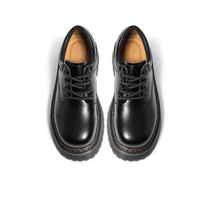 Factory Wholesale 2025 Autumn/Winter New Women's Patent Leather Chunky <strong>Platform</strong> <strong>Oxfords</strong> - Retro Edgy Style - Product Image 2