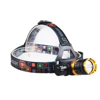 Phare LED rechargeable super lumineux pour la plongée, la pêche sous la pluie-Phare sous-marin étanche avec source d'alimentation 6V DC