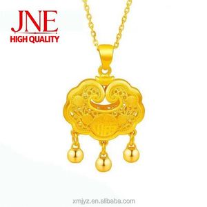 Collar con Cierre Dorado <span class=keywords><strong>de</strong></span> 24K, Diseño Hueco, para Niños, Estilo Antiguo, para Herencia Familiar - Product Image 1