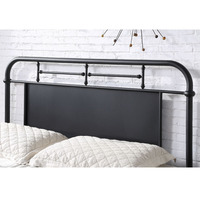 Neu eingetroffen: Schwarzes Metallbettgestell, kundenspezifische Größen (Twin, Full, Queen, King), einfache Montage, robust und langlebig, ideal für Mietwohnungen und Zuhause.