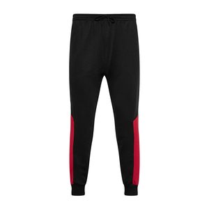 Sudadera con Capucha para Hombre, Diseño Color Block, Manga Larga, Cordón Ajustable, Estilo Casual, Negro y Gris, Bolsillos, Logotipo en la Manga Izquierda - Product Image 5