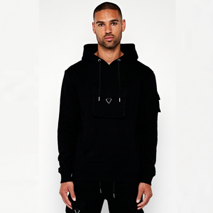 Sweat-shirts personnalisés d'hiver à capuche, style hip-hop, avec fermeture éclair intégrale, manches longues, impression par sublimation, pour hommes, en polaire - Product Image 1
