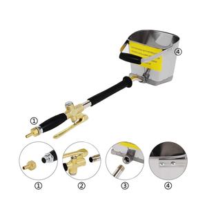 Pulvérisateur portatif à alimentation par gravité à haute pression d'acier inoxydable pour le réservoir 3.<span class=keywords><strong>5L</strong></span> personnalisable d'OEM de stuc de plâtre de mur en béton - Product Image 3