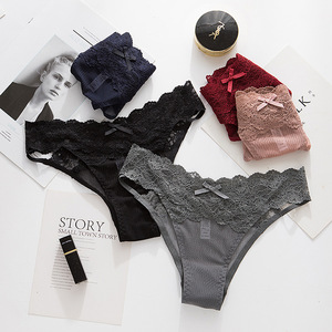 Culottes <span class=keywords><strong>sexy</strong></span>, nouvelles culottes en dentelle tendance, culottes en maille douce, sous-vêtements féminins, culottes florales, calcinha, culottes en dentelle pour femmes - Product Image 1