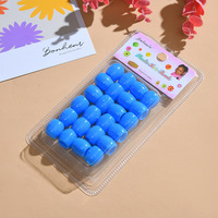 Perles à Cheveux Colorées et Transparentes à Grand Trou, Accessoires de Boucle pour Tresses d'Enfants et Perruques
