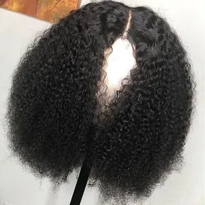 Breve Ricci di Colore Naturale 13x6 Finto Cuoio Capelluto Del Merletto Del Virgin Brasiliano Dei Capelli Umani Anteriore Del Merletto Falso Parrucca Cuoio Capelluto