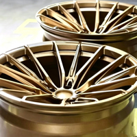 Jantes en aluminium forgé à profil profond 17-22 pouces 5x112 114.3 120 compatibles avec les pneus de course Benz pour voitures, jantes billet