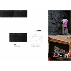 텍스처 유연한 소프트 타일 장식용 소프트 포세린 소프트 타일 야외 석재 타일 벽 패널 - Product Image 3