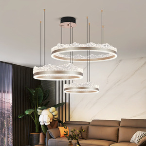 Lampadario di Design Italiano di Alta Gamma Minimalista per Soggiorno, Lampada Moderna Semplice e Creativa per Camera da Letto, Stile Nordico per la Casa - Product Image 2