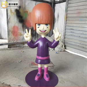 Escultura de Personaje de Dibujos Animados Jiahua, Figura Decorativa de Fibra de Vidrio para Montar en el Suelo - Product Image 4