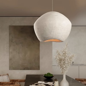 Suspension LED Minimaliste Japonaise Style Wabi-Sabi Vintage Designer pour Salle à Manger et Chambre, Luminaire Nordique Moyen - Product Image 5