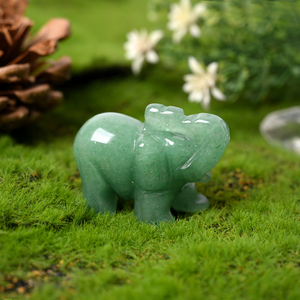 Bán Hot pha lê thủ công mỹ nghệ figurine đánh bóng Rose Quartz <span class=keywords><strong>Elephant</strong></span> Đối với trang trí nội thất - Product Image 4
