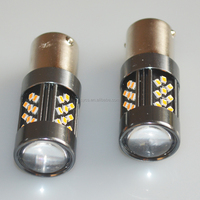 Pièces et accessoires automobiles, systèmes d'éclairage automobile, ampoules LED de voiture blanches 2016 42SMD S25 1156 Ba15s 12V, rétrofit/amélioration, commutation de couleur