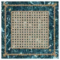 Nouveau tapis de table personnalisé en néoprène pour mahjong, tapis de table antidérapant et durable pour le divertissement avec sac de rangement, 33 pouces