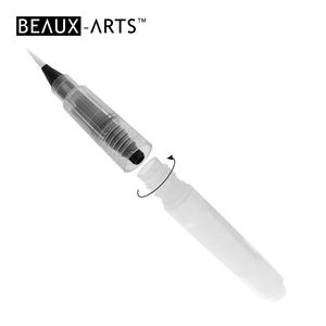 Ensemble <span class=keywords><strong>de</strong></span> brosses pour peinture à l'eau, stylo-<span class=keywords><strong>pinceau</strong></span> Portable blanc, avec poignée en plastique, recharge, pièces - Product Image 4