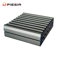 Mini PC sans ventilateur NUC J1800 J1900 J4125 avec 4LAN 2USB Ordinateur industriel Affichage 4k Ordinateur de bureau embarqué