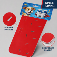 Bandes de clips en plastique écologiques pour enfants, faciles à assembler, pour usage en magasin de détail, en vente