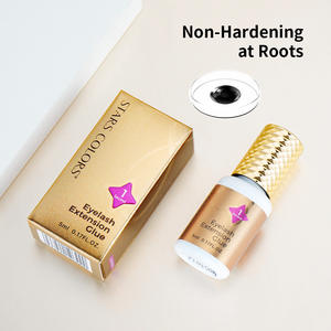 Adhesivo de pestañas Starscolors, pegamento impermeable para pestañas Kleber 1s, pegamento para extensión de pestañas de secado rápido, extensión de pegamento para pestañas de sujeción fuerte - Product Image 1