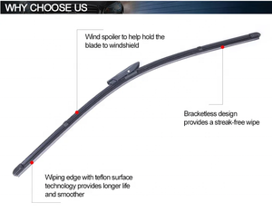 <span class=keywords><strong>Limpiaparabrisas</strong></span> delantero sin marco de alta calidad para <span class=keywords><strong>Dacia</strong></span> <span class=keywords><strong>Sandero</strong></span> MK2 2015-2016 - Product Image 6