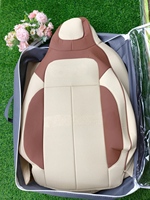 Housse de siège complète en cuir de luxe vermillon personnalisée, compatible avec Tiguan, Passat, Lavida, CC, Golf, Polo, Accord, Jetta, Bora