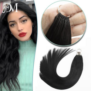 Dailmei chaîne d'approvisionnement mondiale 100% cheveux humains cheveux vietnamiens invisibles <span class=keywords><strong>et</strong></span> sans trace Nano perle cheveux de connexion humaine - Product Image 1