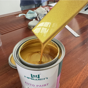 Haiwen 1K kim loại vàng tự động sơn vàng vàng ngọc trai cơ sở áo với Acrylic lỏng xe refinishing & thuyền sơn sử dụng - Product Image 2