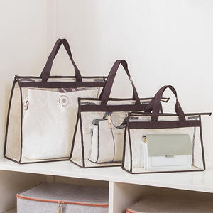 Low-Cost Wholesale Non-Woven Dust Proof Pvc Storage Bag Handbag