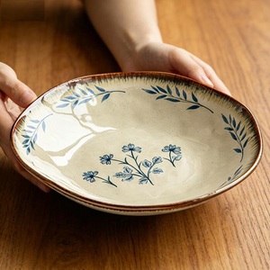 Porcelain <b>Plate</b> Set Nature Hand-Painted <b>Plate</b> Dishe Crockery for Theme Restaurant Hotel Banquet Events Dinnerware <b>Ceramic</b> <b>Plates</b> - Product Image 2