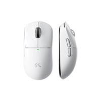 Ratón Inalámbrico para Juegos MCHOSE A5 V3, Ultraligero de 56G, Ratón para Esports con Sensor Óptico PAW3395 de 26000DPI, Tres Modos