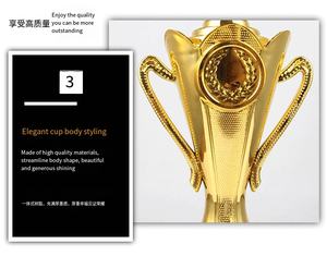 Trophées en métal <span class=keywords><strong>2023</strong></span> sur mesure en gros découvert Trophée de la <span class=keywords><strong>Ligue</strong></span> des <span class=keywords><strong>champions</strong></span> du sport plaqué or - Product Image 5