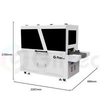 Giftec La plus récente machine à jet d'encre latérale de tasse en plastique à passage unique UV à grande vitesse Imprimante CMYKW à passage unique multifonctionnelle pour tasse de thé au lait