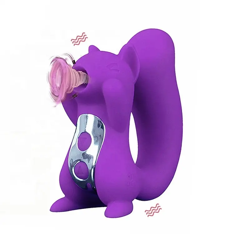 Sohimi Animal Squirrel Shaped 10 Mode Waterproof Clit Sucking Vibrator Women Sex Toy Clitoral Stimulator Squirrel Vibrator