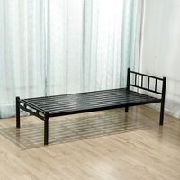 Hochwertiges und preisgünstiges modernes, verstellbares, langlebiges Eisenplatten-Einzelbett/Doppelbett in Voll-/Twin-Größe